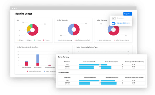 Service, lifecycle & warranty tracking