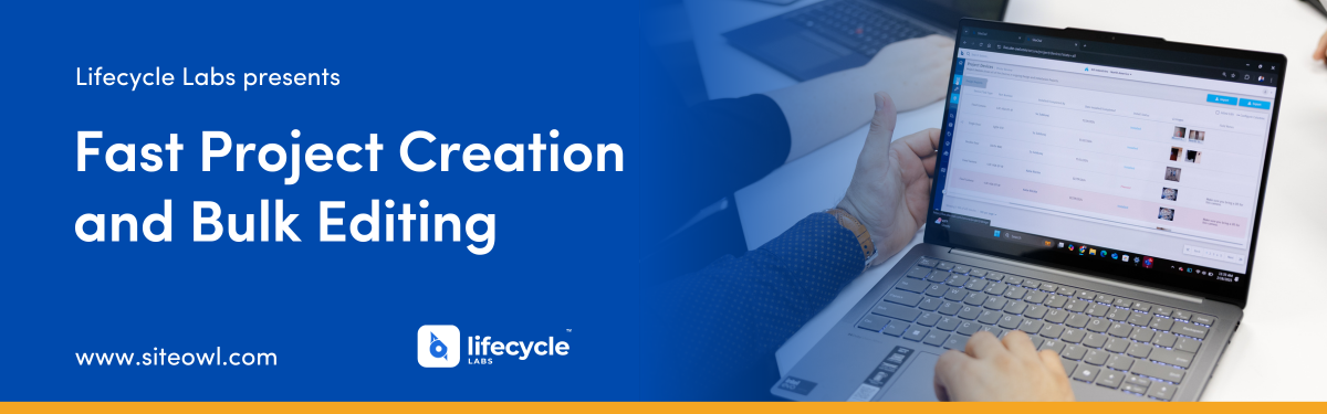 Fast Project Creation and Bulk Editing