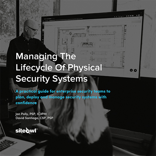 Managing the lifecycle of physical security systems